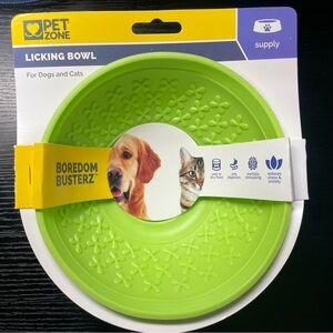 Pet Zone Boredom Busterz Licking Bowl - Green